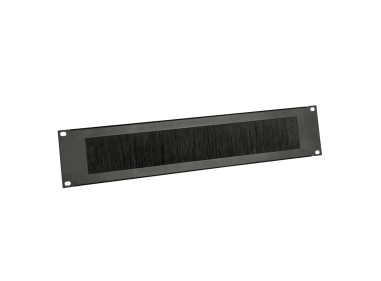 Adam Hall 19" Parts 87222 BRUSH - Rack Panel 2 U steel with brush strip 